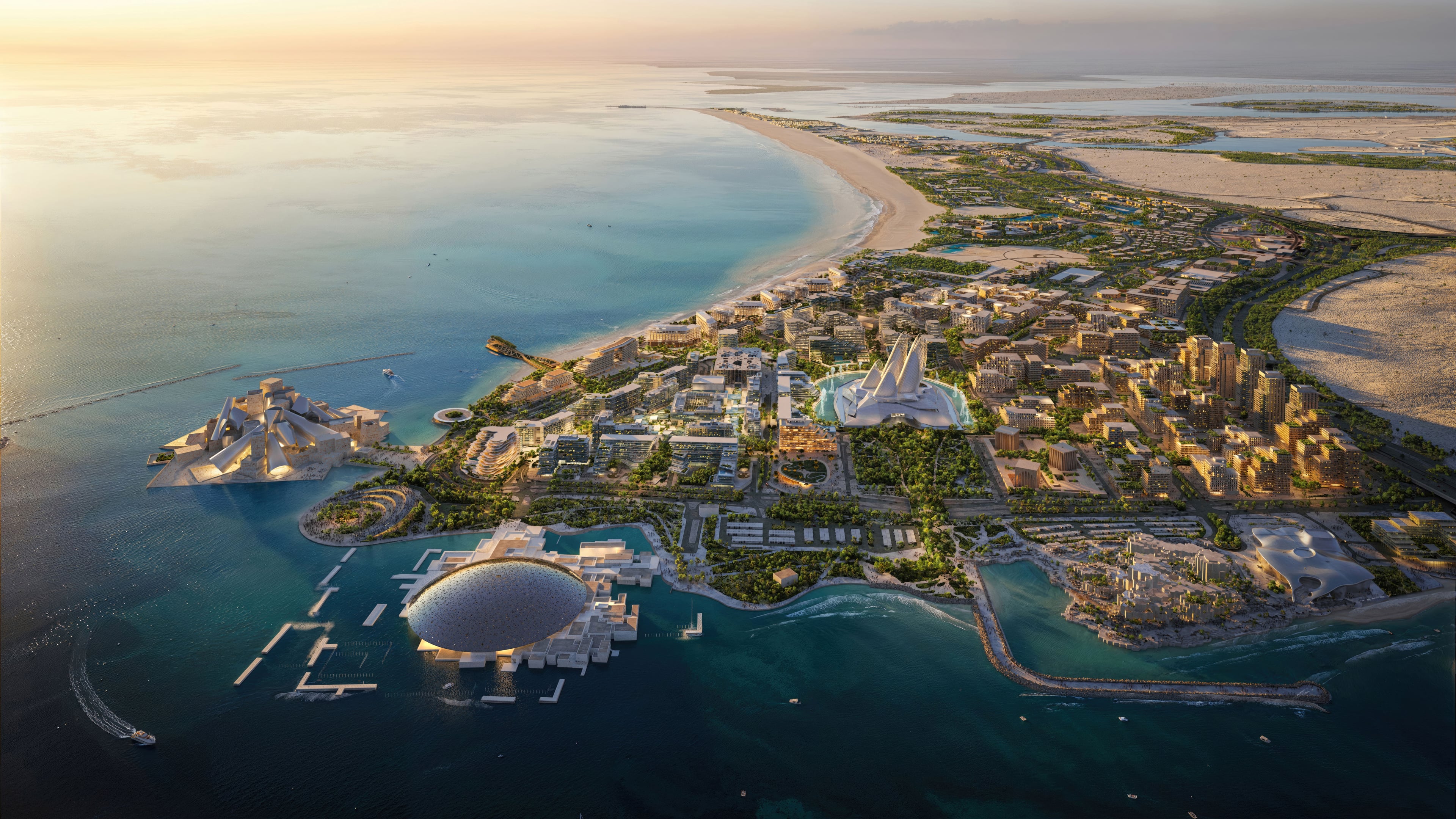 Saadiyat Grove Aerial View